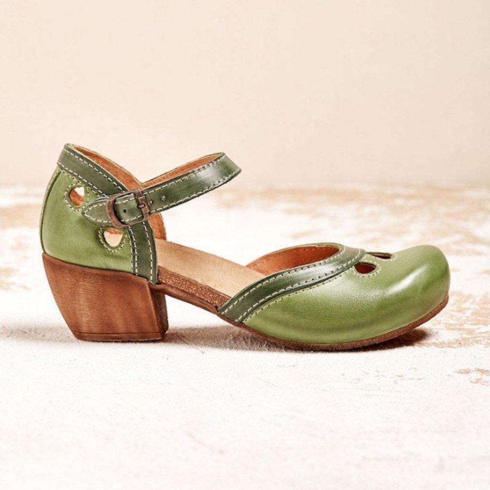 Mary Jane shoes - Two tone green  - Fria size 6.5